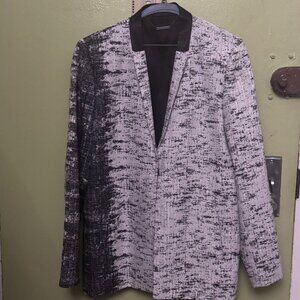 Elie Tahari • Black and White Blazer Textured